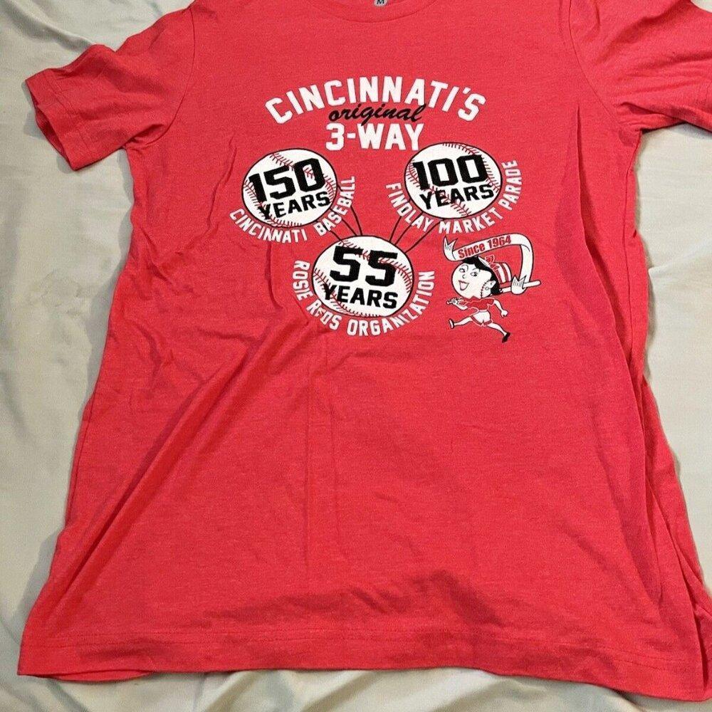 150 100 55 Years Cincy City Ohio Classic Reds Cincinnati Shirt
